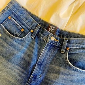 High-waisted Denim Shorts